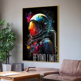 Go Beyond Your Limits Modern Spaces Cotton Canvas Wall Painting